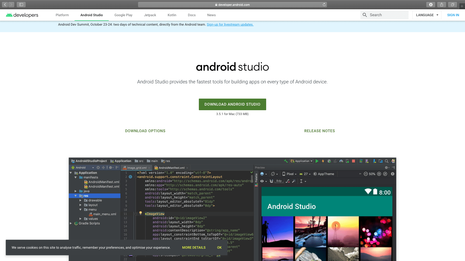 android studio emulator on the mac